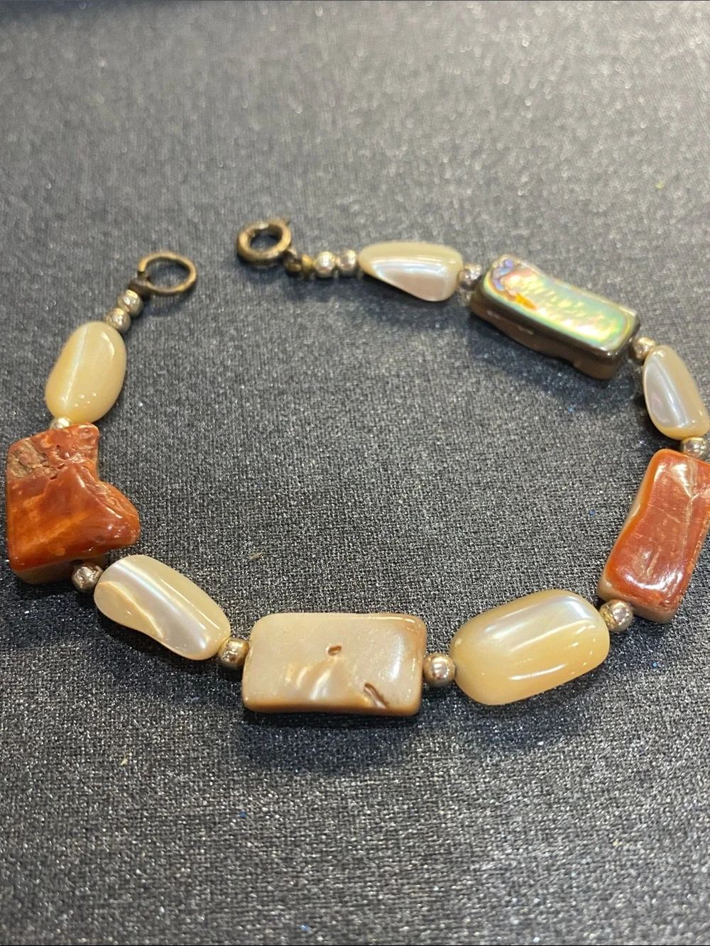 Vintage Mother of Pearl Bracelet 7 inch